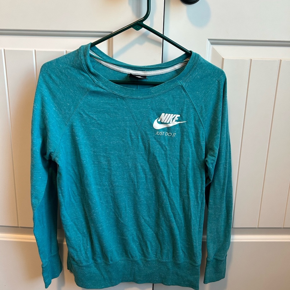 Nike Turquoise Long Sleeve Top